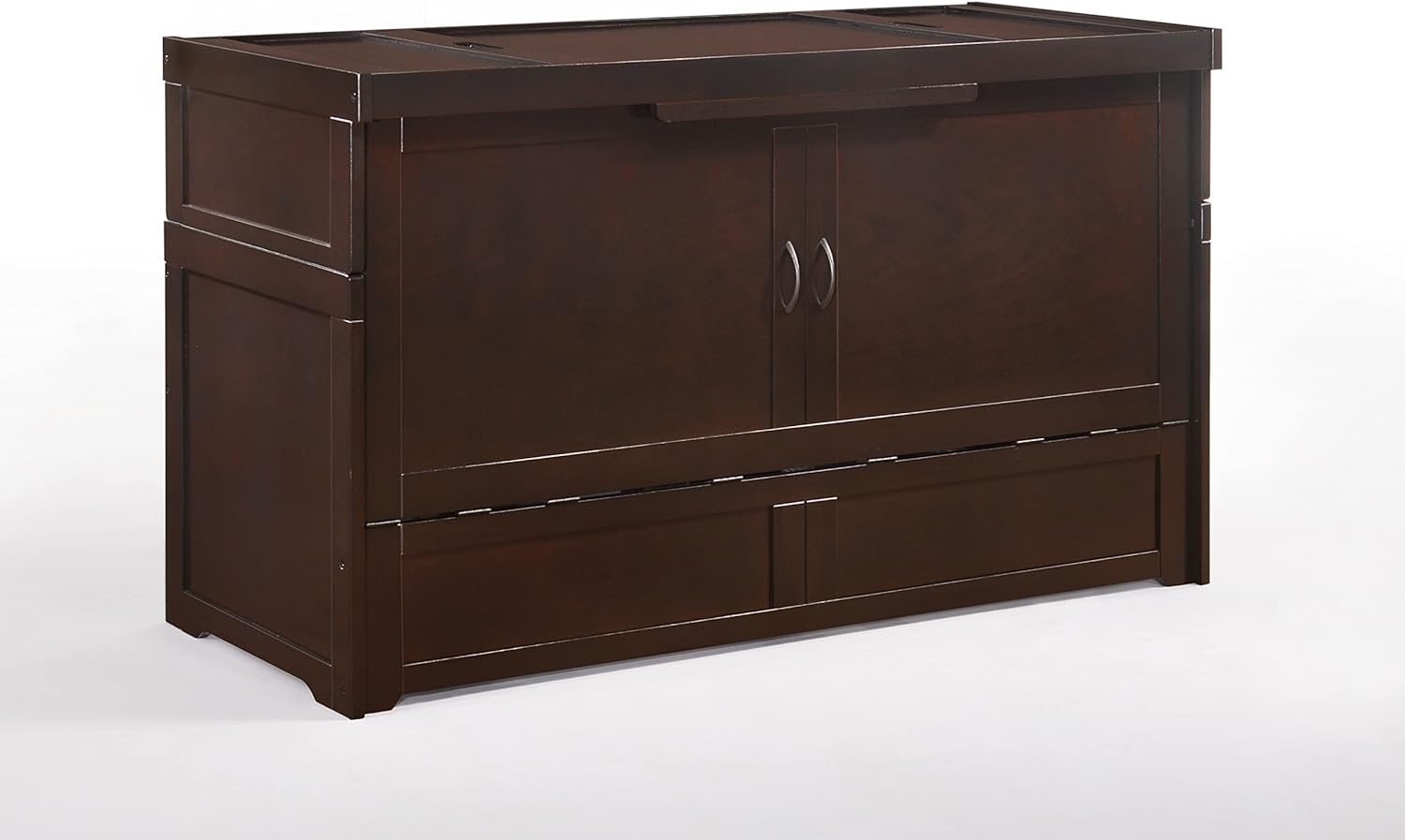 Murphy Cube 2 Queen Chocolate Cabinet Bed - The Futon Store