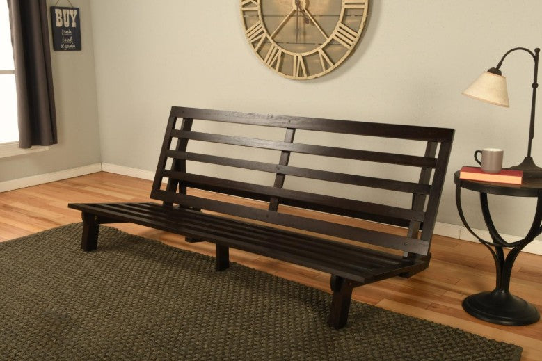 KDcarset Full Armless Carson Futon with Mattress - The Futon Store