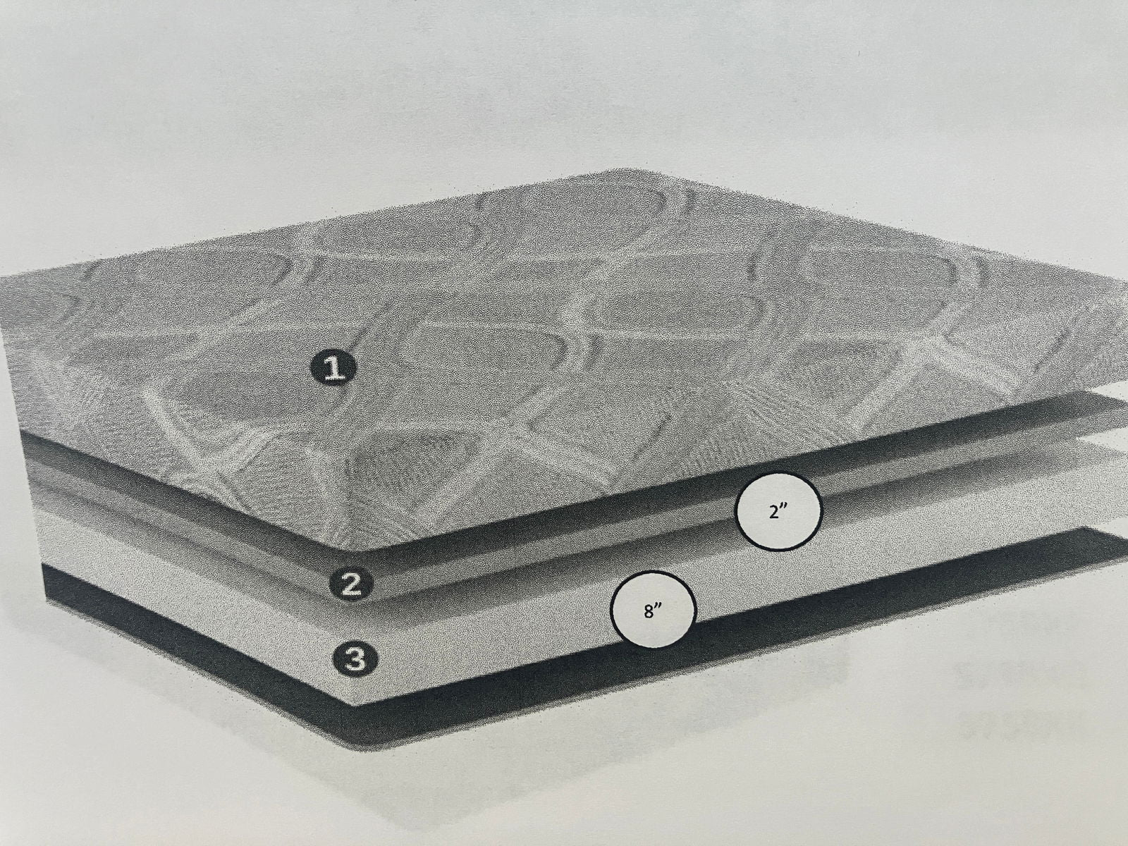 MD550bq Queen 10" Memory Gel Mattress - The Futon Store