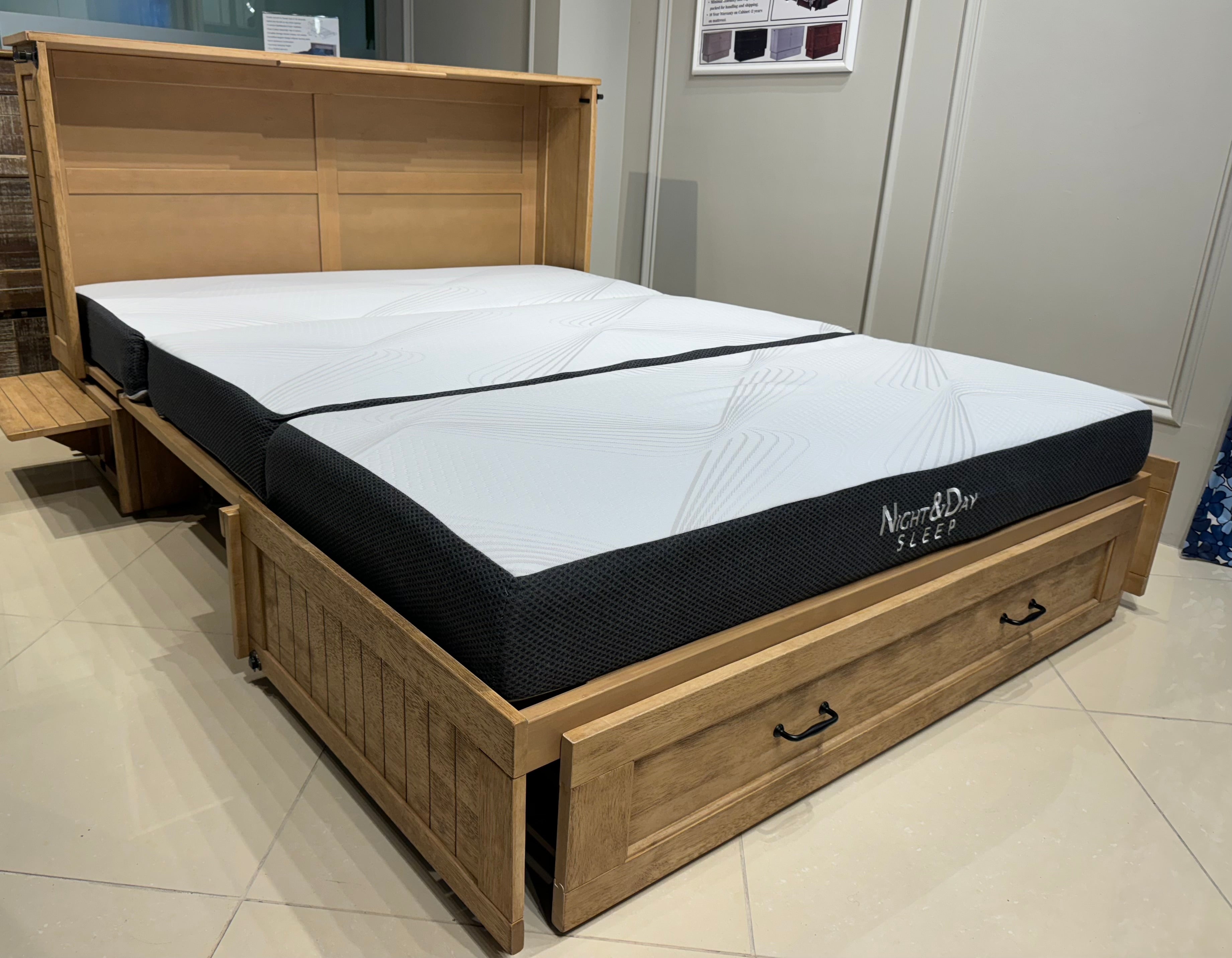 Night & Day GEL MEMORY FOAM TRI FOLD QUEEN MATTRESS - The Futon Store