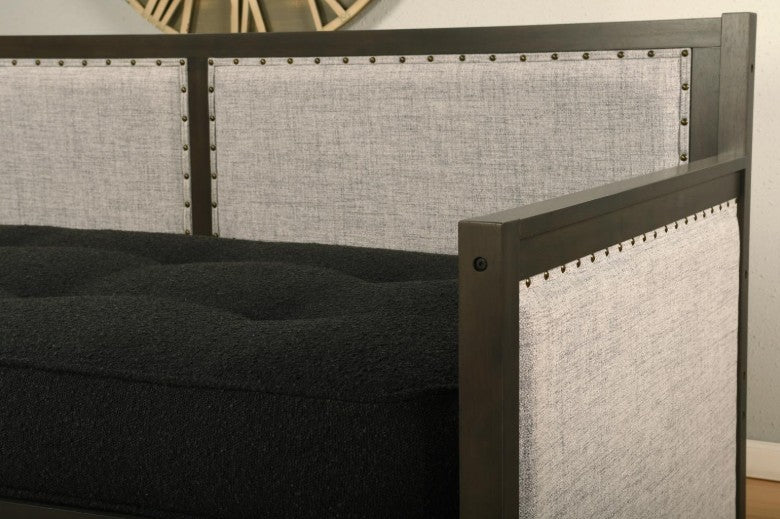 Sloane Twin Daybed with Pop-Up Trundle Graystone Finish - The Futon Store