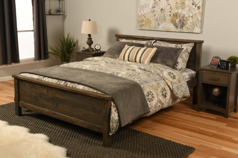 KDtorqn Queen Torquey Platform Bed - The Futon Store