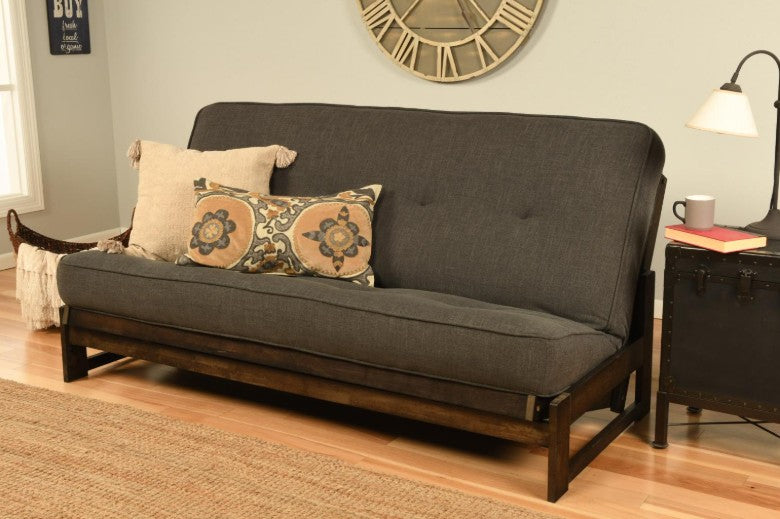 KDaspenset   Aspen Full Armless Futon with Mattress - The Futon Store 