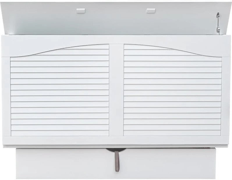 Cottage Creek Cape Cod Queen Murphy Cabinet Bed White - The Futon Store 