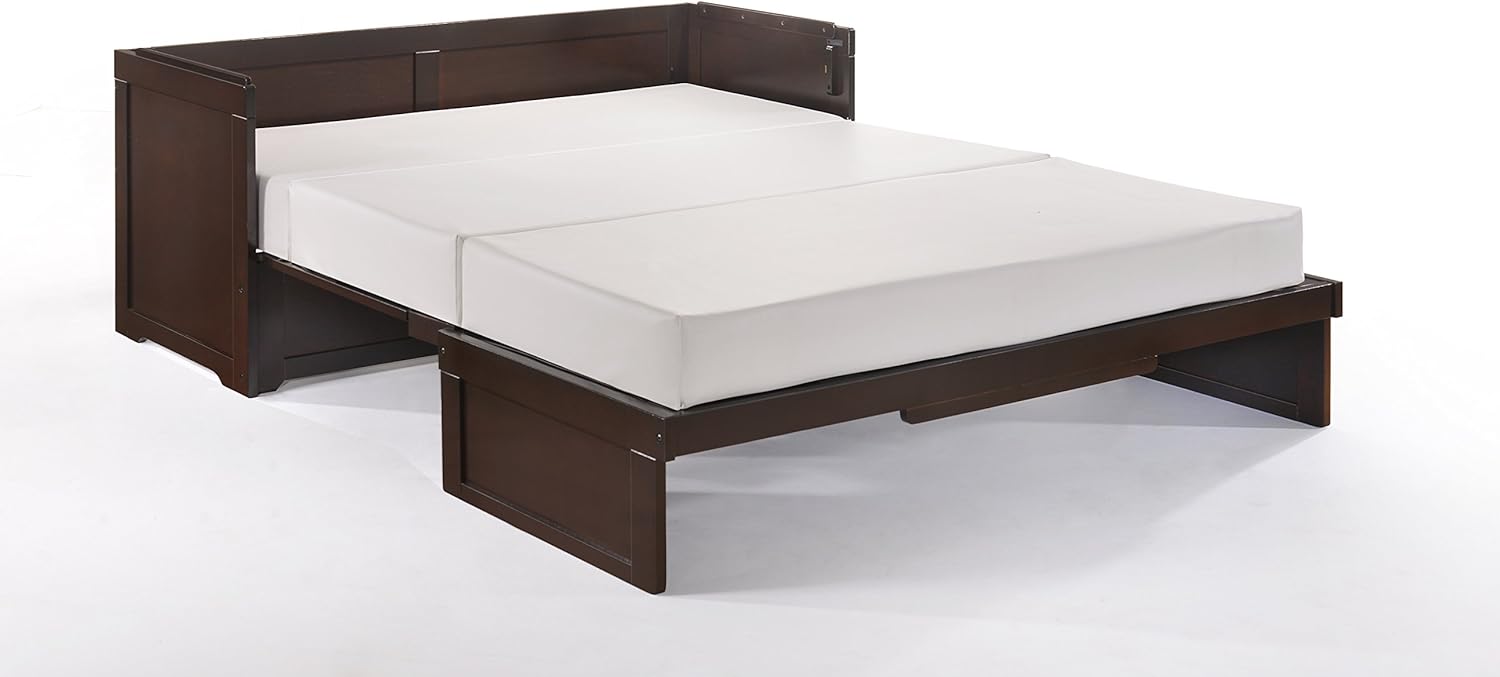 Murphy Cube 2 Queen Chocolate Cabinet Bed - The Futon Store 