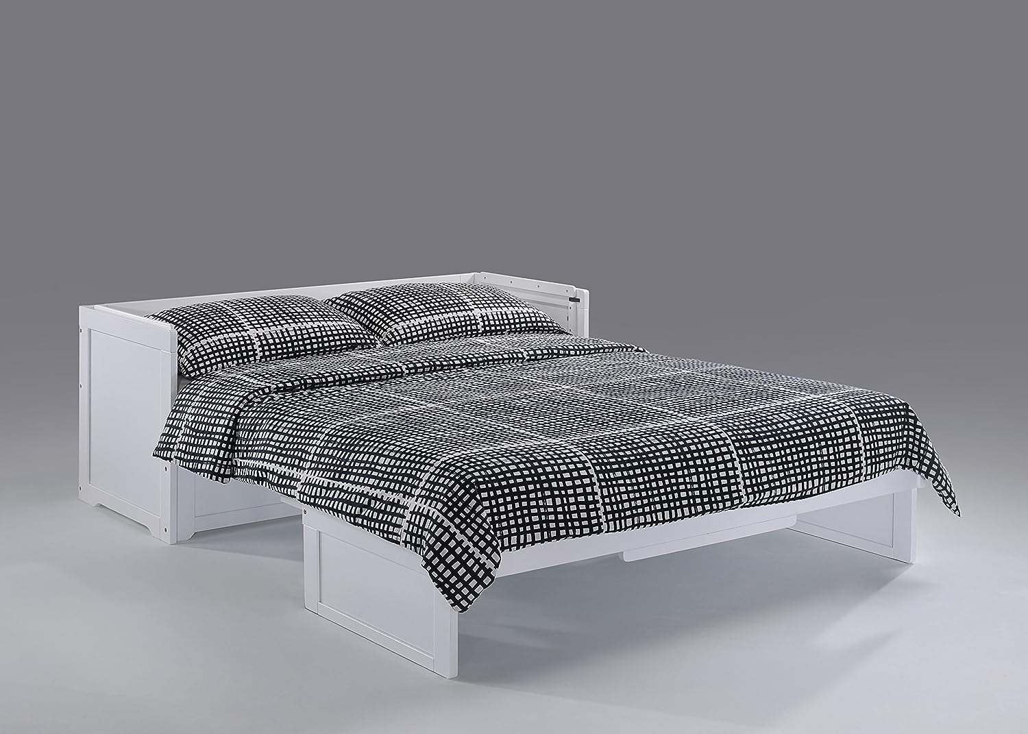Murphy Cube 2 Queen White Cabinet Bed - The Futon Store 