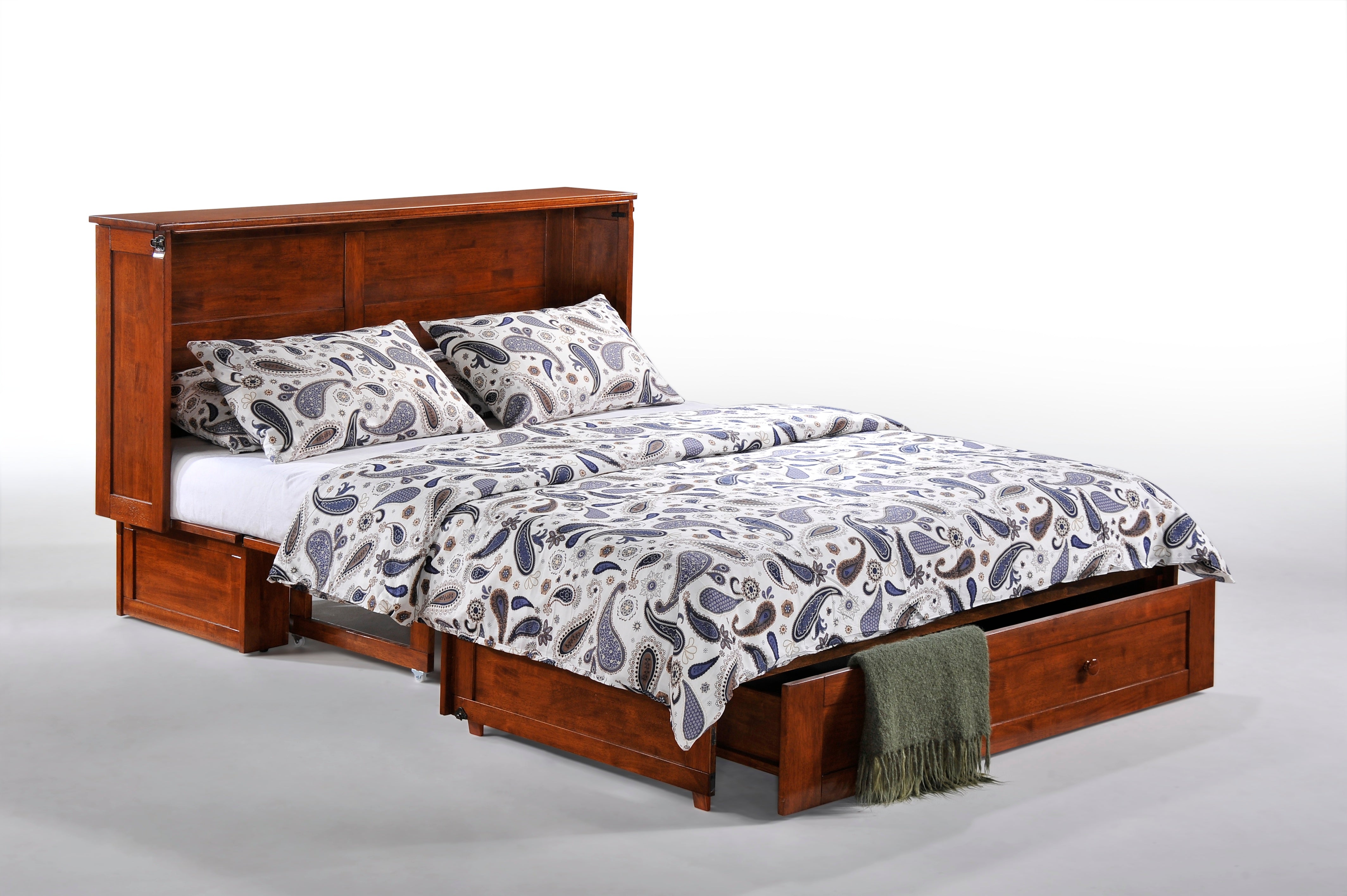 Clover Queen Cherry Murphy Cabinet Bed
