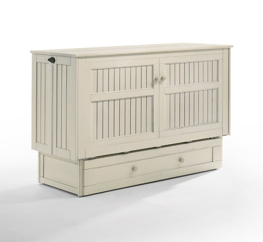 Night & Day Daisy Queen Murphy Cabinet Bed Vintage White