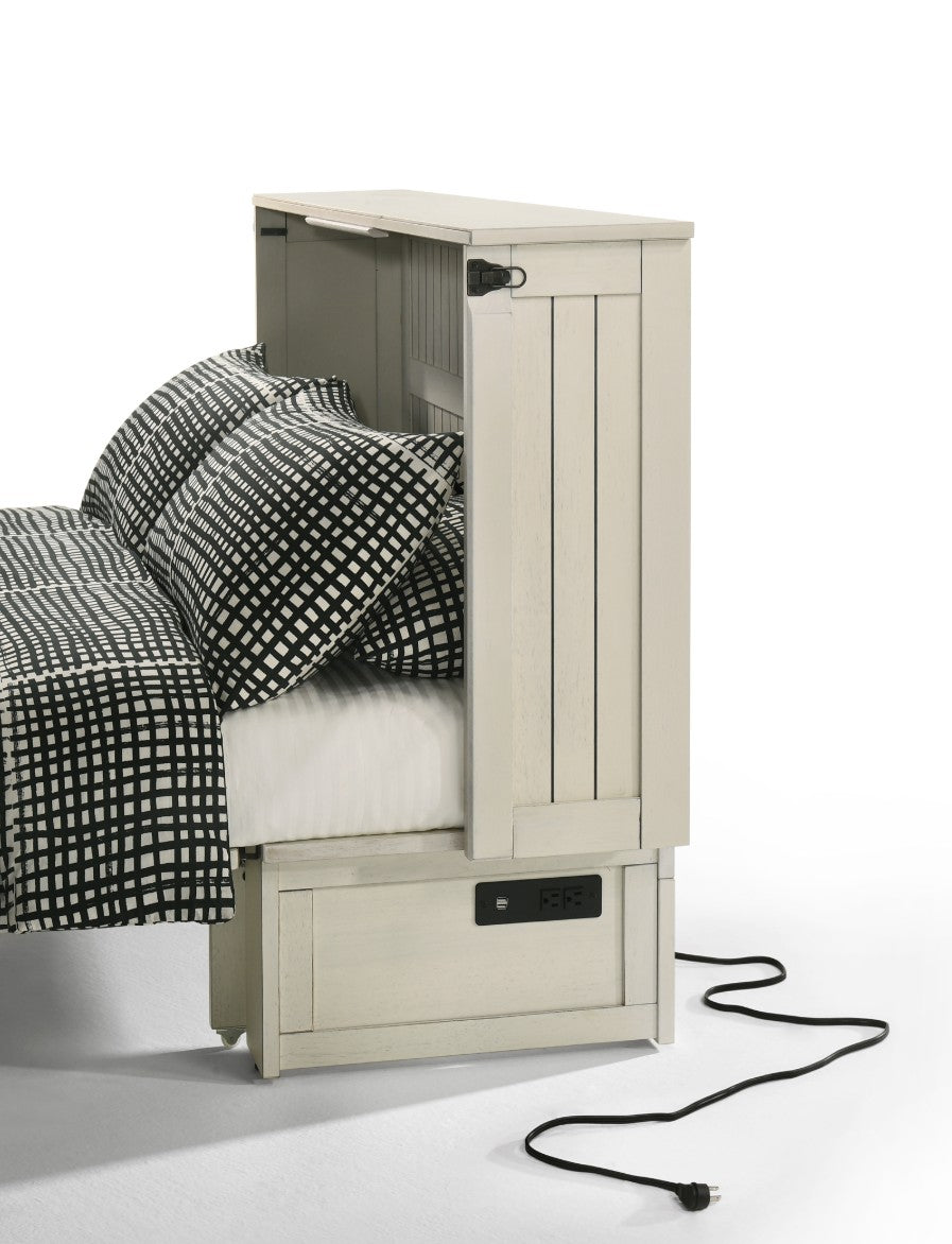 Night & Day Daisy Queen Murphy Cabinet Bed Vintage White