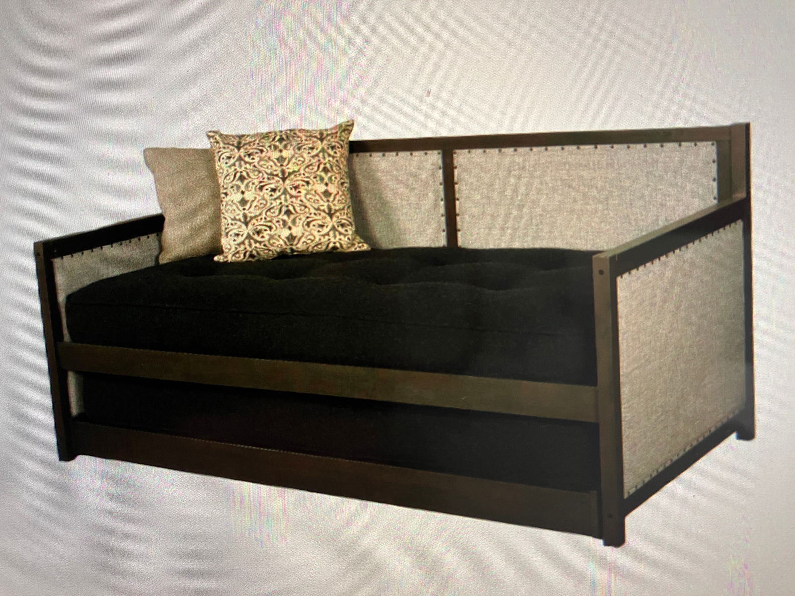 Futon with pop up trundle cheap