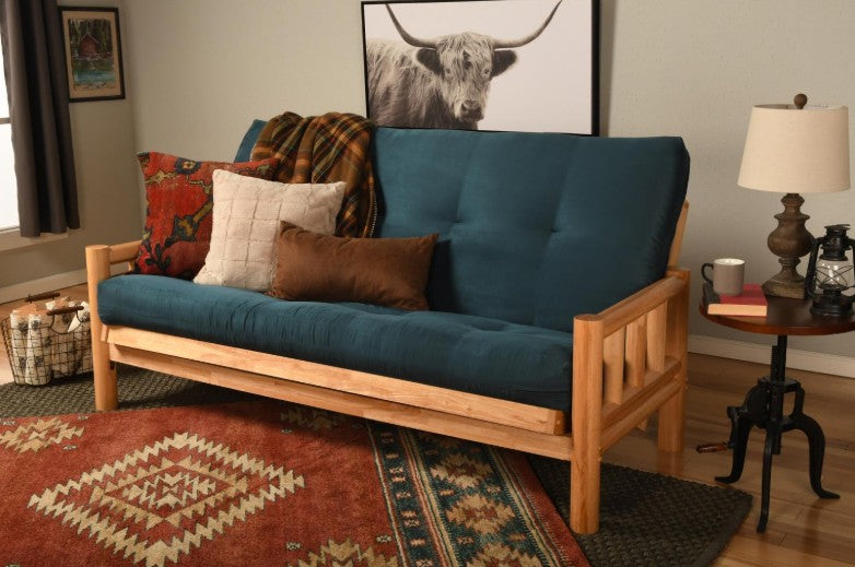 KDlodgeset Lodge Full Pole Futon with Mattress - The Futon Store 