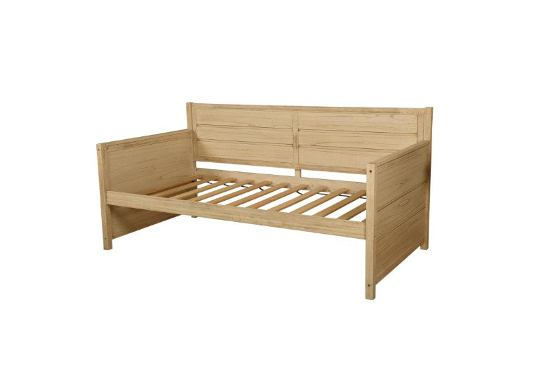 Marisa Twin Daybed & Trundle  Weathered White Finish - The Futon Store 