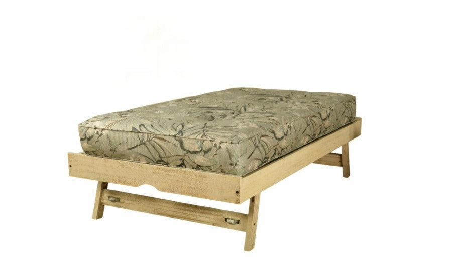 Marisa Twin Daybed & Trundle  Weathered White Finish - The Futon Store 