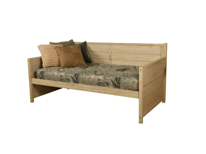 Marisa Twin Daybed & Trundle  Weathered White Finish - The Futon Store 