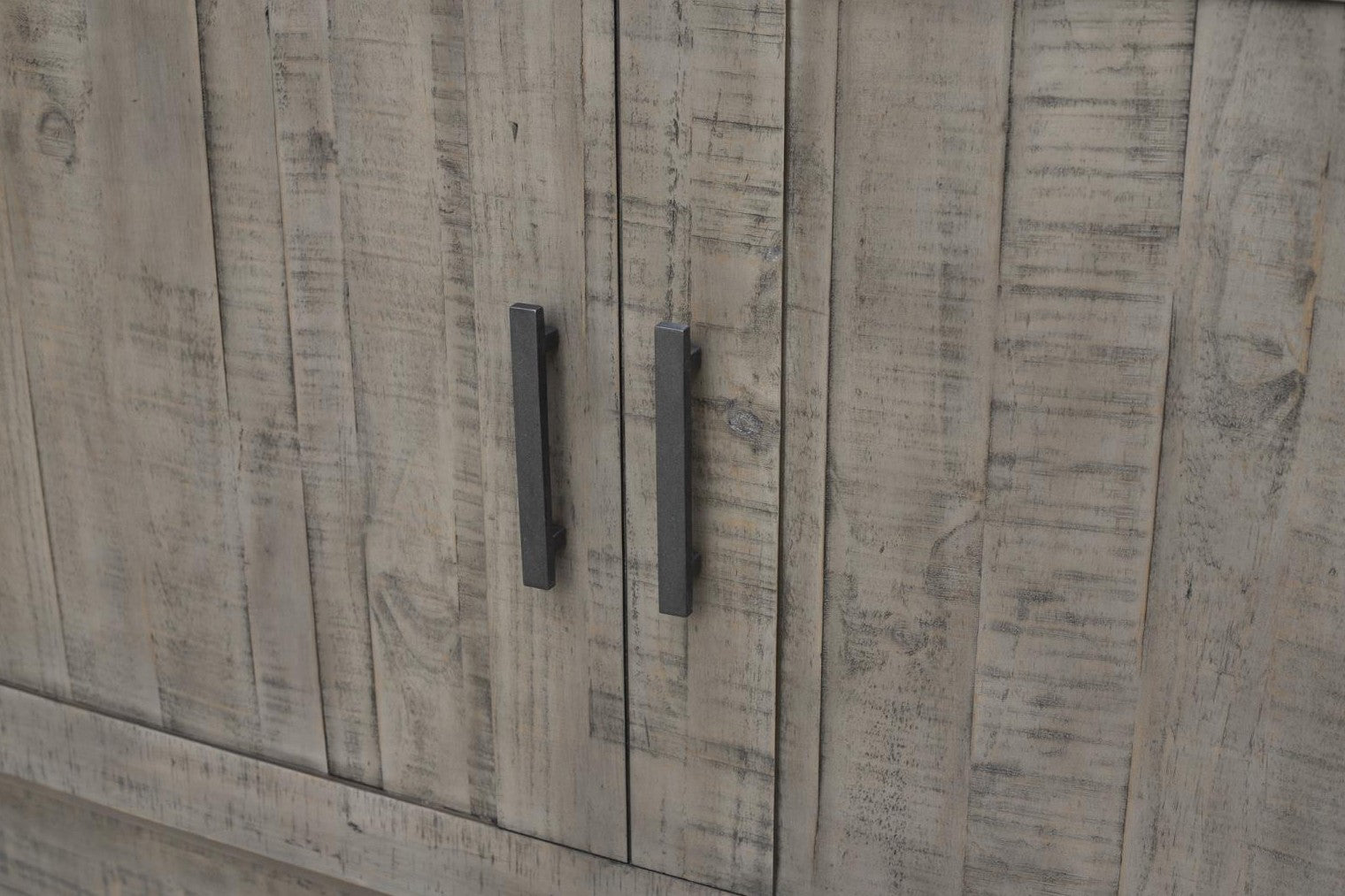 Cottage Creek Medison Queen Sleep Cabinet Bed Distressed Brown Tone Finish - The Futon Store 