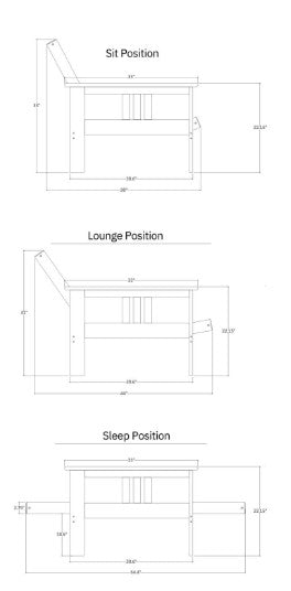 Monterey Full Futon Frame - The Futon Store 