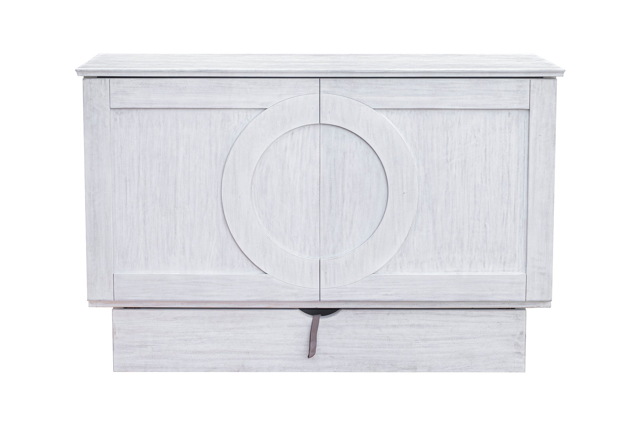 Cottage Creek Mckenzie Queen Murphy Cabinet Bed White Finish - The Futon Store 