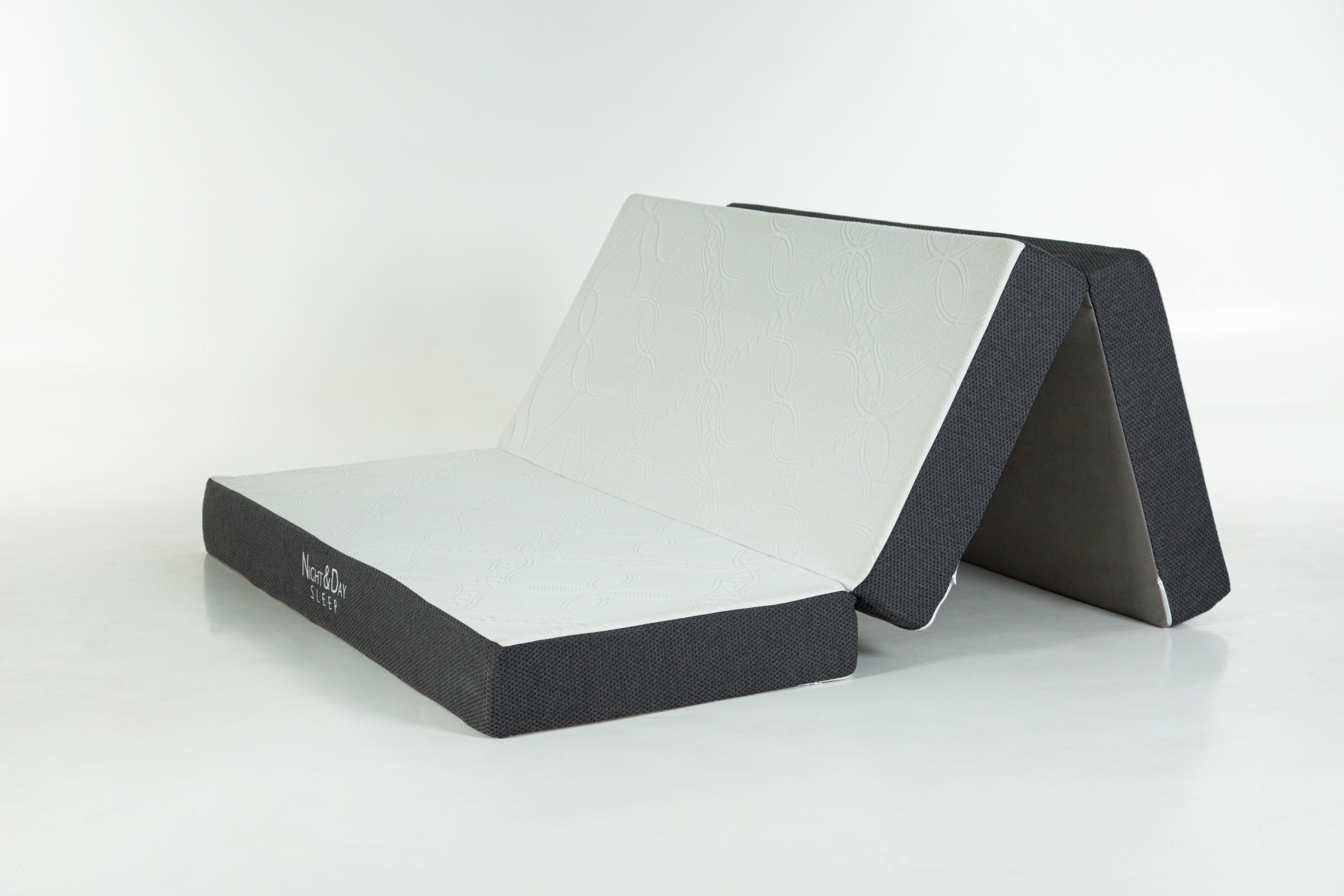 Night & Day GEL MEMORY FOAM TRI FOLD QUEEN MATTRESS - The Futon Store 