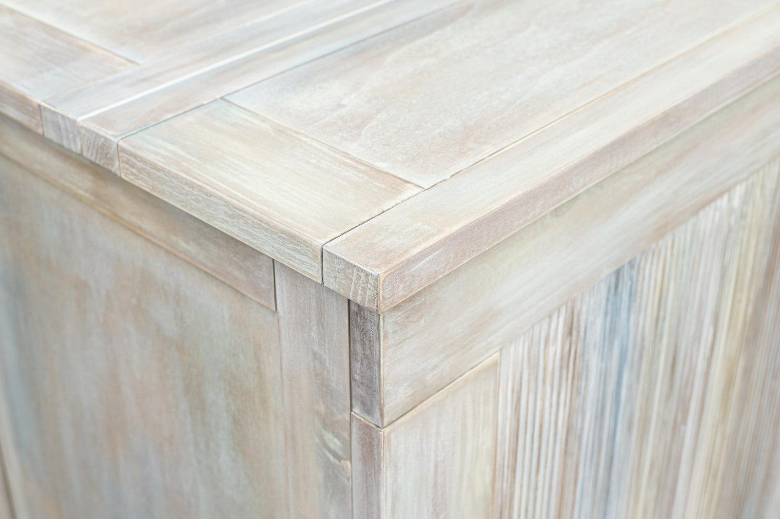 Cottage Creek Westport Queen Sleep Cabinet Bed Distressed Multi Tone Finish - The Futon Store 