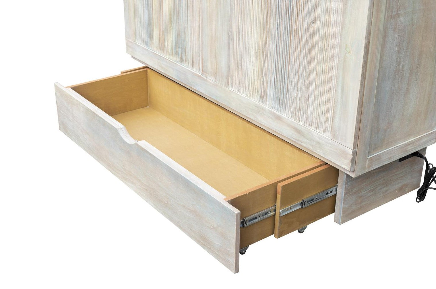 Cottage Creek Westport Queen Sleep Cabinet Bed Distressed Multi Tone Finish - The Futon Store 