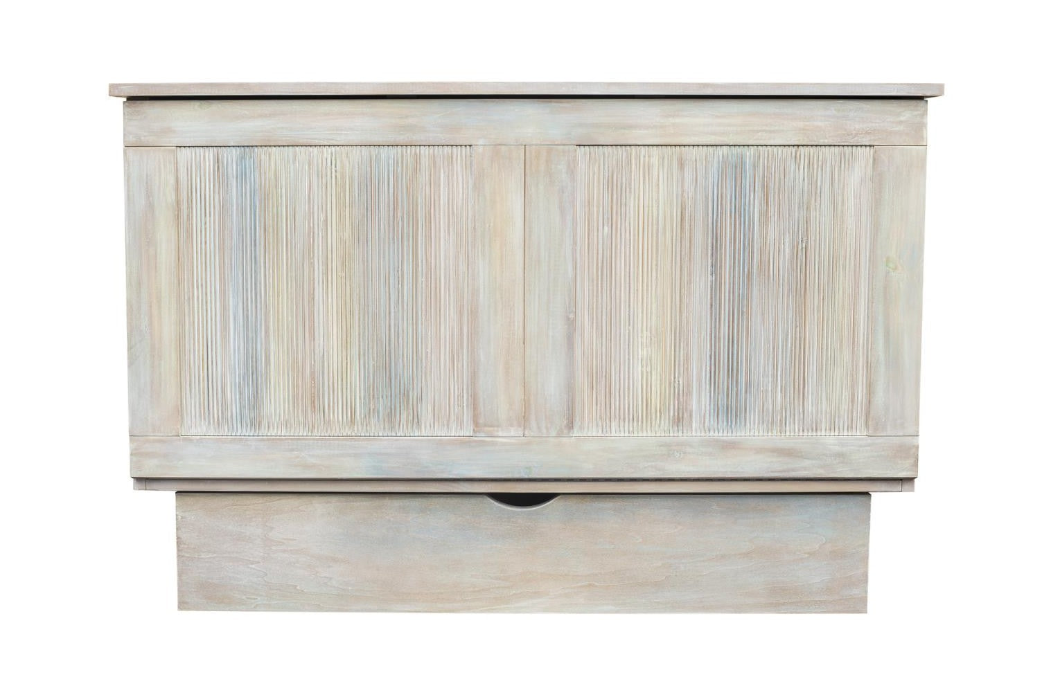 Cottage Creek Westport Queen Sleep Cabinet Bed Distressed Multi Tone Finish - The Futon Store 