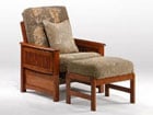 twin futon chair with ottoman
