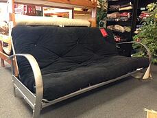metal contemporary futon