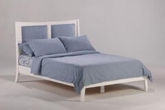 white futon bed