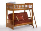 futon bunk bed with bed on top